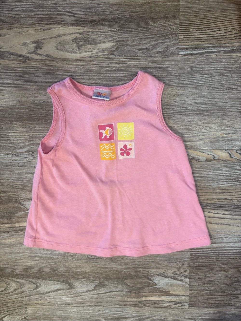 Vintage Carters Toddler Girls Tank Top 4T